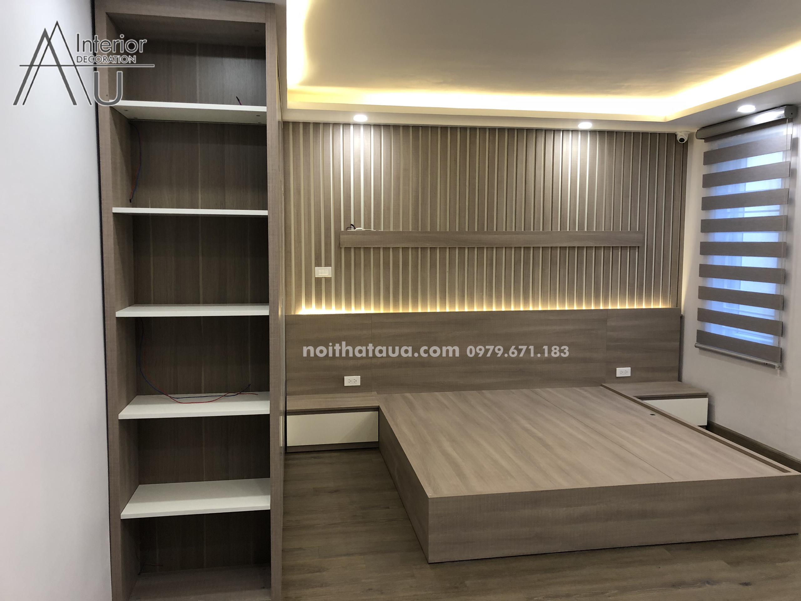 Thi công nội thất nhà mặt phố Thuỵ Khuê của chị Lam